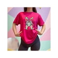 thumbnail image 1 of Playera de Mujer con Conejita Chic – Estampado Divertido y Colorido Color Fucsia Talla Grande Marca Emil SaEs, 1 of 4