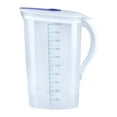 thumbnail image 2 of Bebada de jarra de agua lanzador 2000 ml con tapa y boquilla de gran capacidad que medía botella de agua fría para restaurante, 2 of 9