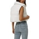 thumbnail image 3 of Chaleco acolchado ligero de mujer INSPIRE CHIC con cuello alto y cremallera, chaleco corto, color blanco, 3 of 6