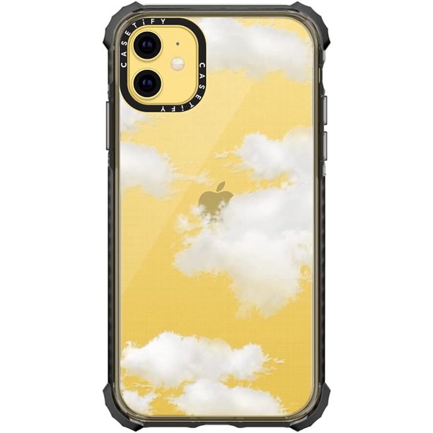 CASETiFY Ultra Impact Case for iPhone 11 - Clouds White - Clear