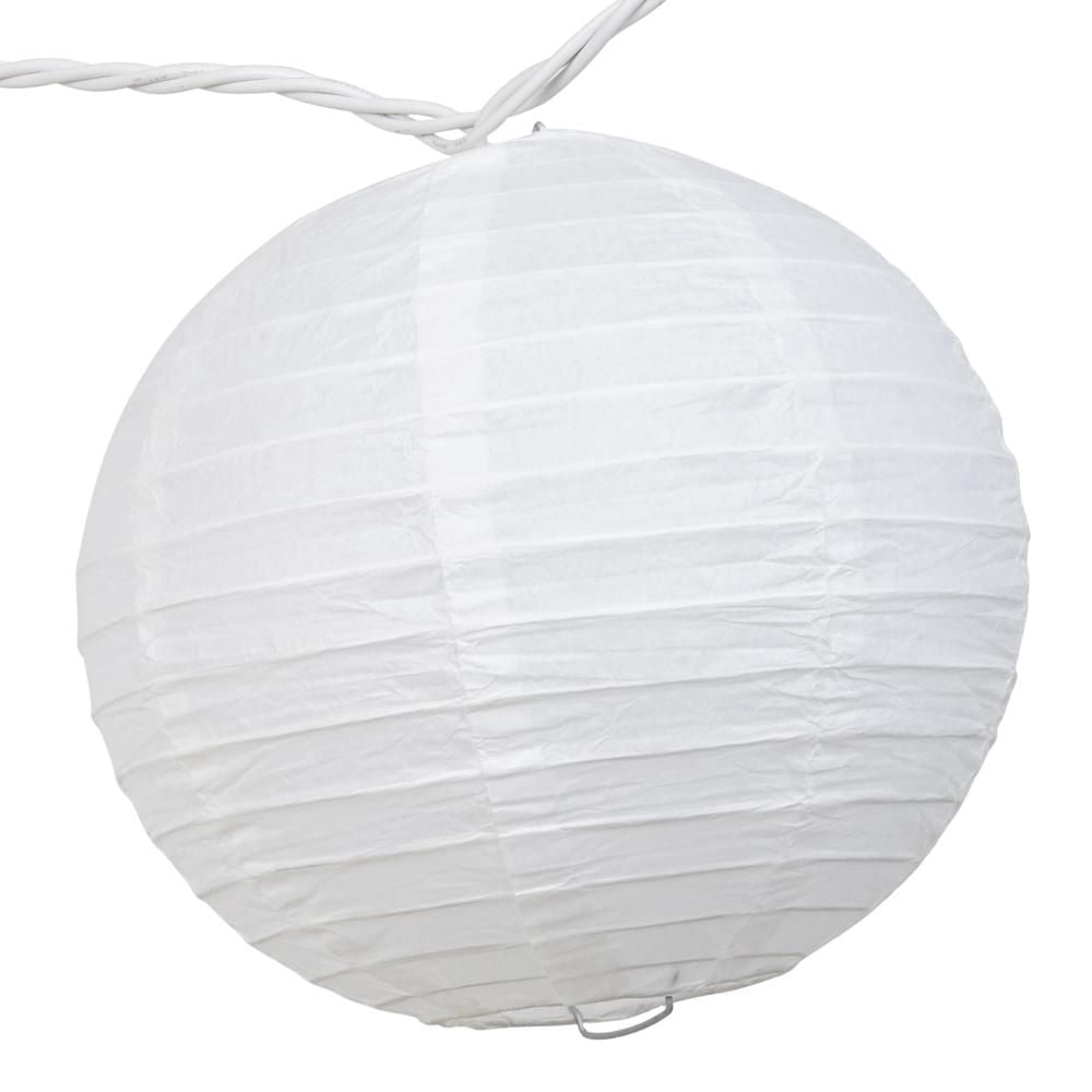 Guirlande lumineuse de grosses lanternes en papier, Hometrends