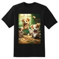 thumbnail image 2 of Plus Size Shirt for Women Black Tops for Women Short Sleeves Shirt for Women Puppy T Shirt Crewneck Shirt for Women XL, 2 of 5
