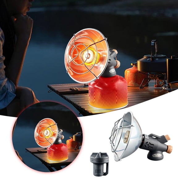 RBER Portable Outdoor Heater For Camping Patio Garage Winter Use Indoor Heating With Tip Over