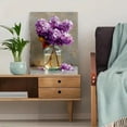 thumbnail image 5 of Glass Vase Lilac Bloom Canvas Wall Art, Soft Beige Background Floral Print, Timeless Home Wall Decor, 5 of 8