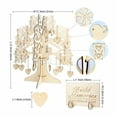 Wedding Guest Book Alternatives Wooden Wishing Tree Guest Book Reception With 100 Blank Hearts