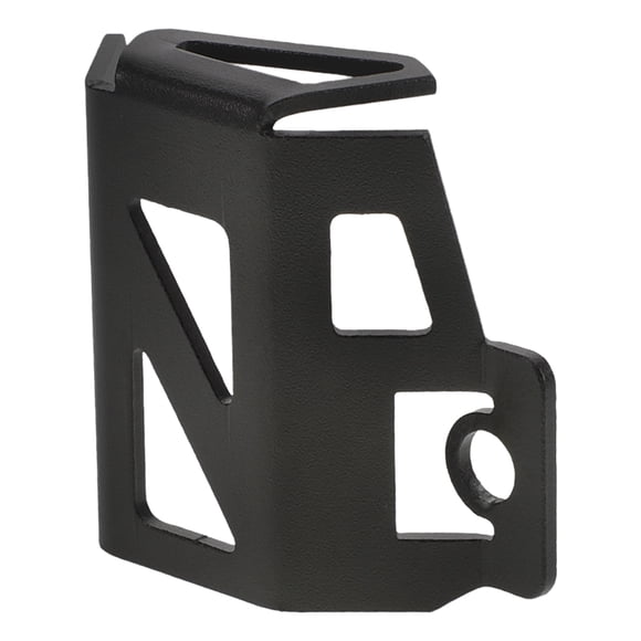 SOPOTUTU Motorcycle Brake Reservoir Cover Black Aluminum Protector for Fluid Reservoir with Anti Theft Design