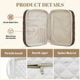 thumbnail image 6 of Xixirimido Bible Cover Case for Women, Quilted Bible Cover Bag with Handle, Bible Carrying Case Study Supplies Accessories for Men, Brown Elk Cross, 6 of 7