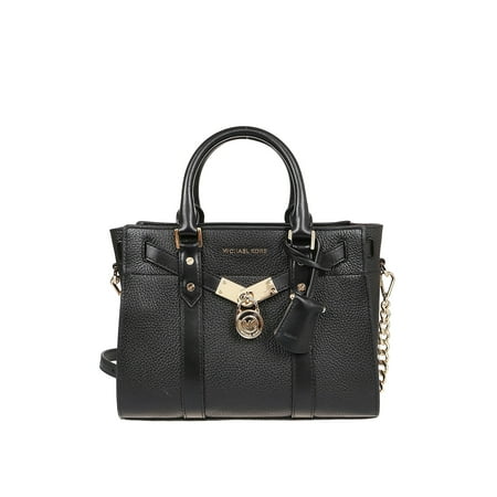 Michael Kors Nouveau Hamilton Ladies Small Black Leather Tote Bag 30F9G0HS1L001
