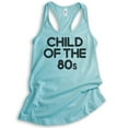 thumbnail image 1 of Child Of The 80s Tank Top, Ladies Racerback Tank Top, Nostalgia Tank, Nostalgic Tank, 80's Tank, Cancun, Small, 1 of 3