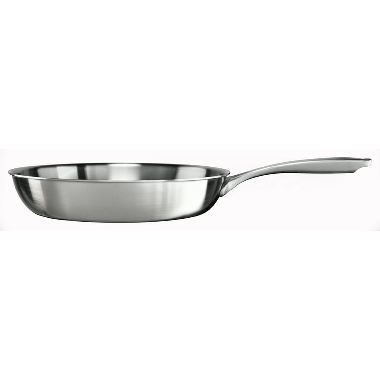 KitchenAid 8.25 Stainless Steel 5-Ply Clad Nonstick Fry Pan in the Cooking  Pans & Skillets department at
