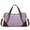 Purple, variant on Wrangler Women's Suede Leather Satchel Handbag, Western Style Top-Handle Shoulder Crossbody Bag with Detachable Strap, Coffee