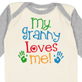 thumbnail image 4 of Inktastic My Granny Love Me Boys or Girls Long Sleeve Baby Bodysuit, 4 of 5