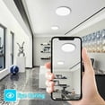 thumbnail image 3 of Long Lifespan LED Flush Mount Ceiling Light, High Color Rendering 18W 6000K Cool White & 1700K Warm White, for Living Room, Kitchen, Bedroom, 3 of 4