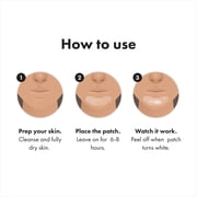 Hero Cosmetics Mighty Patch Chin, Contoured Chin Hydrocolloid Acne Pimple Patch, 10 Count