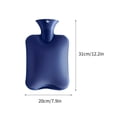 thumbnail image 4 of 2L Ribbed Hot Water Bottle, Water Injection Hot Water Bottle, 4 of 9