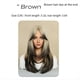 thumbnail image 2 of Peluca de SimulacióN Europea y de 64 Cm, Cabello Femenino, Conjunto de Cabeza con Raya Central, Conjunto de Cabello para Mujer, Peluca de Cabeza,e, 2 of 9