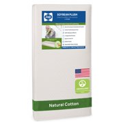 Sealy Soybean Plush Baby Crib and Toddler Mattress with Cotton Cover and Soy Foam