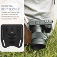 thumbnail image 3 of K-BM1 Camera Belt Buckle Camera Hanger Belt Clip Holster Holder Fast Loading Rig Plastic Waist Belt Buckle(Black), 3 of 6