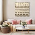 thumbnail image 5 of Abstract Boho Wall Art Painting on Canvas, Modern Ethnic Geometric Beige Canvas Art Home Prints Wall Art Framed Modern Artwork for Living Room Bedroom Wall Decor 8x8in, 5 of 9
