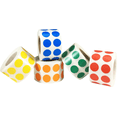 thumbnail image 2 of Primary Circle Dot Label Bulk Pack | 1/2 inch Round - 5 Colors, 1000 of Each Color, 5000 Pack, 2 of 6