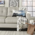 thumbnail image 3 of Blue Abstract Lumbar Pillow, 3 of 5