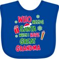 thumbnail image 3 of Inktastic Who Needs Santa when I Have Great Grandma Boys or Girls Baby Bib, 3 of 4