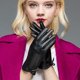 thumbnail image 4 of Conducir caliente de las mujeres de lujo de cuero de la pu invierno otoño conducción mantener guantes calientes guantes tácticos negro deportes al aire libre al aire libre, 4 of 5