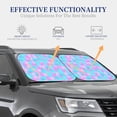 thumbnail image 4 of Balery 2 Piece Purple Dragon Scales Car Windshield Sun Shade|Foldable Front Windshield Shade for Car Front Window for Most Sedans SUV Truck-Large, 4 of 7