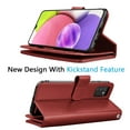 thumbnail image 4 of Galaxy A03s Case, Samsung A03s Wallet Case, Samsung Galaxy A03s PU Leather Case, Tekcoo Luxury Cash Credit Card Slots Holder Carrying Folio Flip Cover Kickstand & Hand Strap, 4 of 6