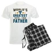 CafePress - World's Greatest Farter Men's Light Pajamas - Men's Light Loose Fit Cotton Pajama Set