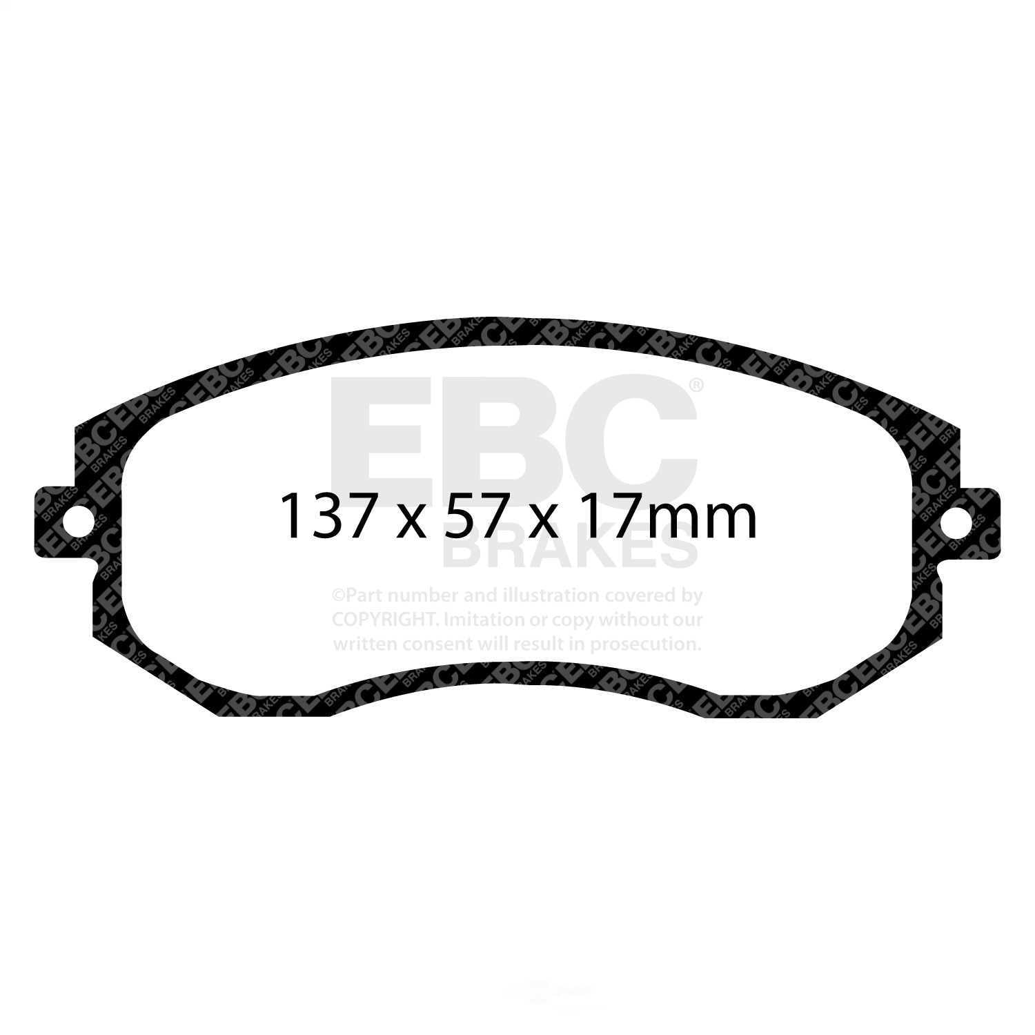 UD1539/ EBC OE Brake Pads