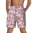 thumbnail image 2 of Lsque Mens Swim Trunks Kawaii Pig Pattern - Bathing Suit Compression Liner - Beach Swim Shorts Swimwear - (S-3XL) - Stretch Quick Dry -X-Large, 2 of 9