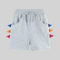 thumbnail image 2 of Akiihool Boy Shorts Little Boys Swim Trunks Quick Dry Swimsuit Beach Drawstring Shorts Summer Bathing Suit (Light Gray,5-6 Years), 2 of 3