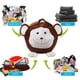thumbnail image 2 of Tapa del de frijol del almacenamiento del juguete del animal de peluche de animal Mono, 2 of 9