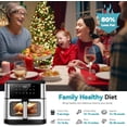 thumbnail image 7 of Air Fryer 10.2 QT Oilless 1700W Large Capacity Oven Air Fryers  Cooker with 10 Preset, Large AirFryer for Families Visual Cooking Window, Non- Basket, Included Recipe, 7 of 7