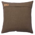 thumbnail image 4 of Euro Pillow Shams, Brown 26"x26" (65x65 cm) Cushion Cover, Linen Pearl &Jute Embroidery Throw Pillow Cover&nbsp;For Sofa, Abstract Pattern Contemporary Style - Earthy Nature, 4 of 4