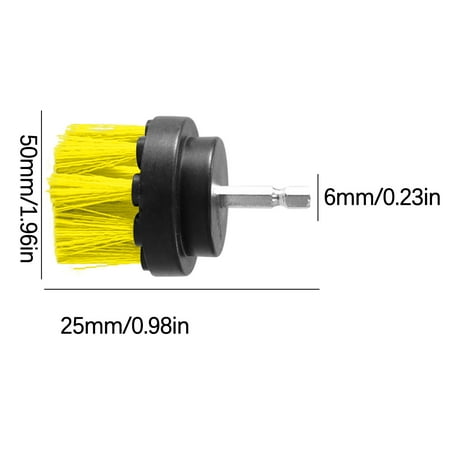 

Drill Brush Cleaning Carpet Tile Sink Mechanical Cleaning Plastic Wire Cleaning Set Brush 2 Inches