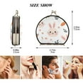thumbnail image 2 of Portable Makeup Mirror Travel Mirror Compact Folding Mirrors Small for Women Beauty Accessories Rabbit Face and Carrots, 2 of 7