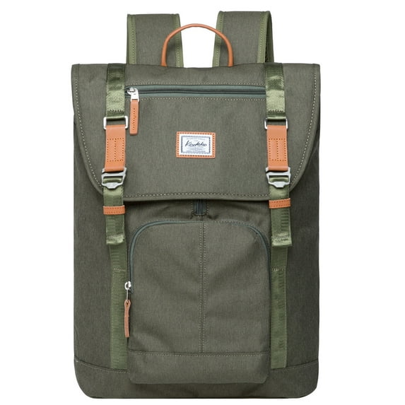 KAUKKO Casual Daypacks&multipurpose backpacks,Outdoor Backpack,Travel Casual Rucksack,Laptop Backpack Fits 15" (13 Nylon Green)