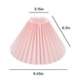 thumbnail image 2 of LAMIRO Home Pleated Lampshade Cloth Lampshade Cover Pleated Lamp Shades for Table Lamps, 2 of 7