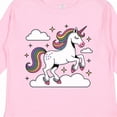 thumbnail image 4 of Inktastic Magical Unicorn on Clouds Boys or Girls Long Sleeve Toddler T-Shirt, 4 of 5