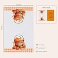 thumbnail image 3 of Microfiber Apple Pumpkin Basket Fall Kitchen Towels Decor Set of 2,Grey Plaid Autumn Dish Towel 18"x26",Farmhouse Indoor Thanksgiving Halloween Seasonal Home Decorations Hand Towels, Gift for Women, 3 of 6