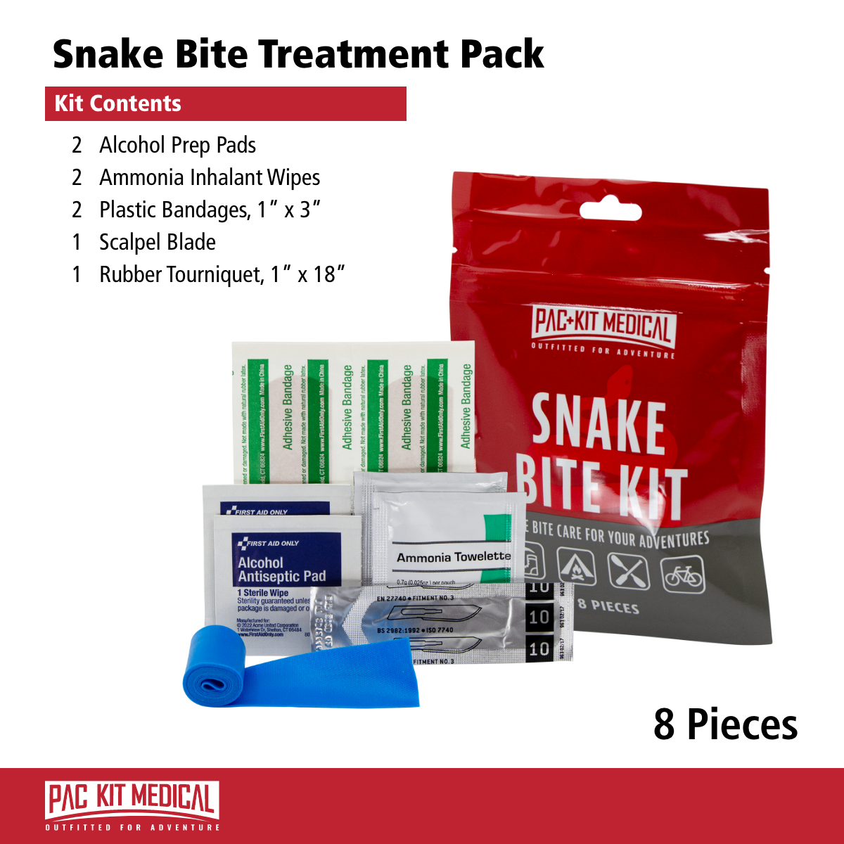 Pac-Kit Snake Bite Treatment Pack 8-Piece photo 3