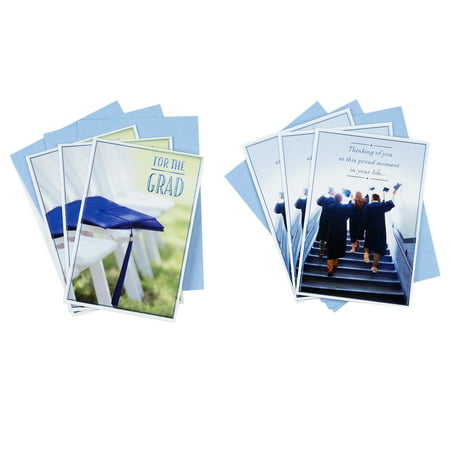 Graduation Name Cards - Hallmark Graduation Cards Assortment, Wishing You Success (6 Cards with Envelopes)