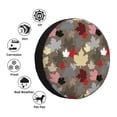 thumbnail image 4 of Naloa Maple colorful PVC Leather Spare Tire Wheel Cover Spare Tire Cover, for Car Truck SUV Camper Trailer Universal Fit(14-17in)-15 inch, 4 of 6