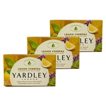 Yardley London Moisturizing Bath Bar Lemon Verbena, 4.0 Oz. 3 Pack