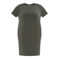 thumbnail image 4 of Terra & Sky Women’s Plus Size T-Shirt Dress with Short Sleeves, 4 of 5