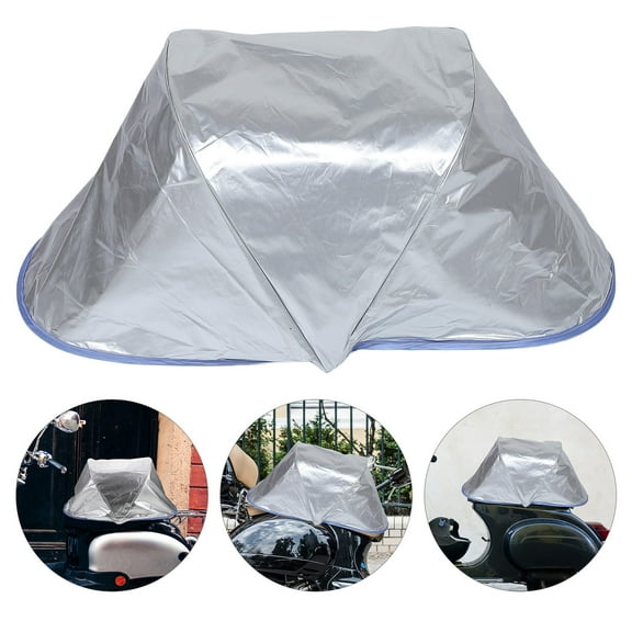 NICEXMAS Scooter Rain Cover Silver Oxford Cloth Motorcycle Seat Cover 1Pack