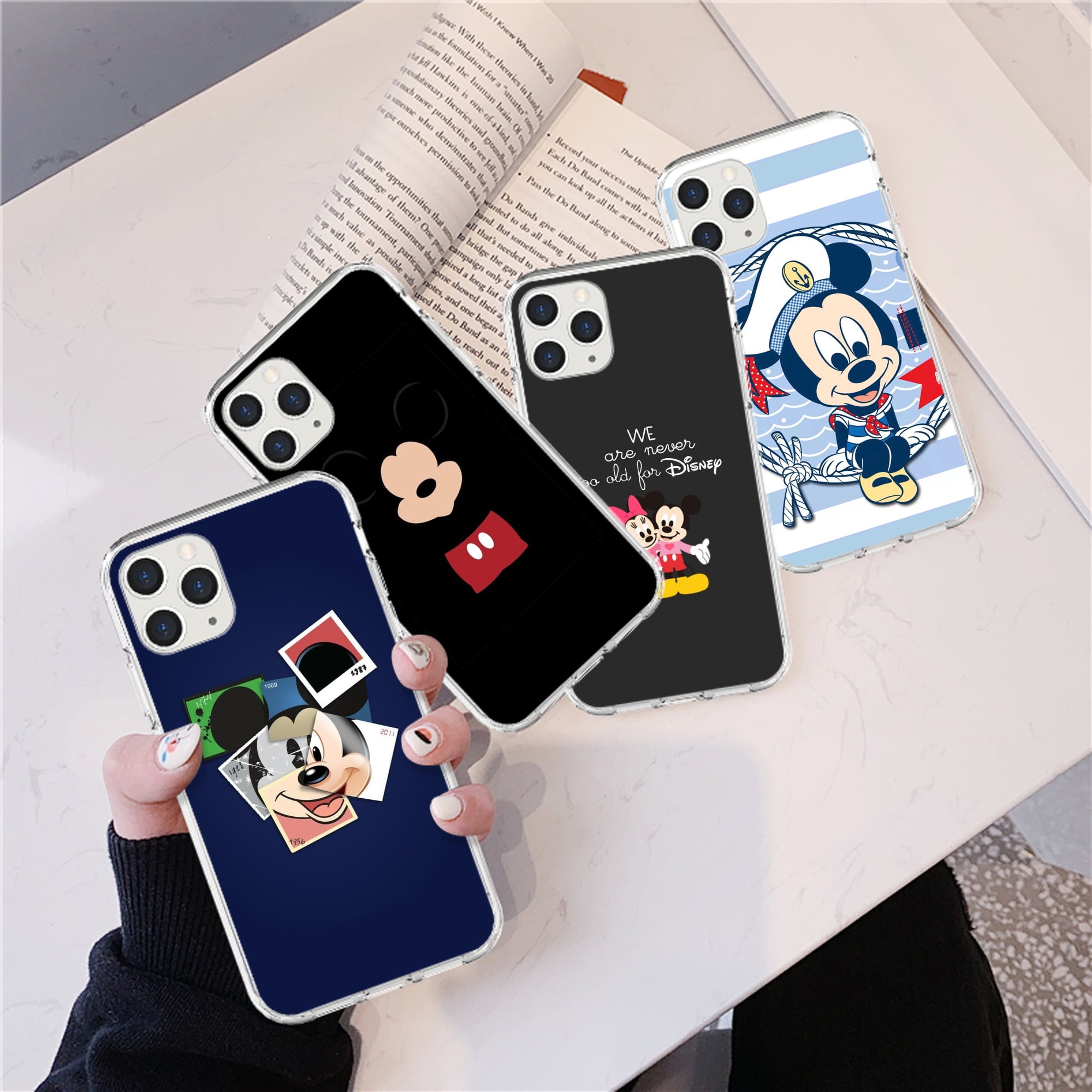 Mouse Soft Edge Awesome Animation Print Cover for iPhone 12 12 Mini 12 Pro  12 Pro Max 13 Pro Max 13 13 Mini 11 Pro Max Xs Max XR 6 7 8 Plus 5 SE 2020  