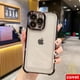 thumbnail image 1 of COVET Fundas Protección Chapado Esquinas De Aire De Lujo Transparente Acrílico A Prueba De Golpes Funda Para Teléfono Compatible Case Funda Para iPhone 14 11 12 13 Pro MAX XS X XR 7 8Plus SE 2020 Gao Jiahui unisex, 1 of 2